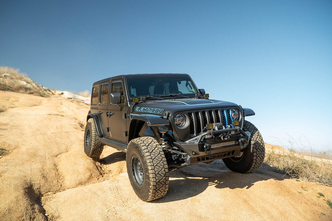 Dv8 Offroad Lbjl-12 Driving/ Fog Light Mounting Bracket||jeep-4xe-A-Pillar-Dual-Pod-Light-Mounts_Installed-13.Jpg||95||dv8lbjl12||1627991