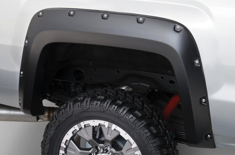 Product of Bushwacker 40967-02 Pocket Style/ Exposed Fasteners Black Fender Flare - Set Of 4 