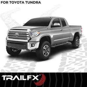 Product of TrailFX AL4018B TrailFX A4 Series Nerf Bar With Surface Steps 