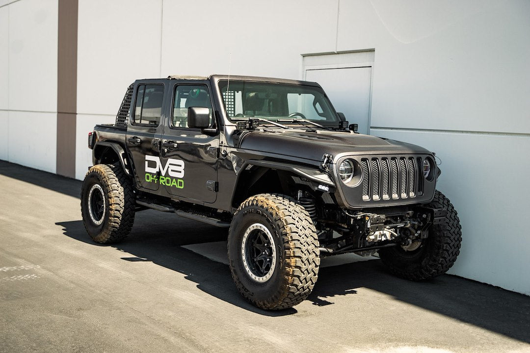 Product of DV8 Offroad SRJL-08 OE Plus Nerf Bar With Surface Steps 