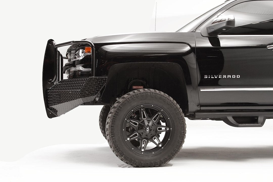 Product of Fab Fours CS16-K3860-1 Black Steel Steel Powder Coated Bumper 