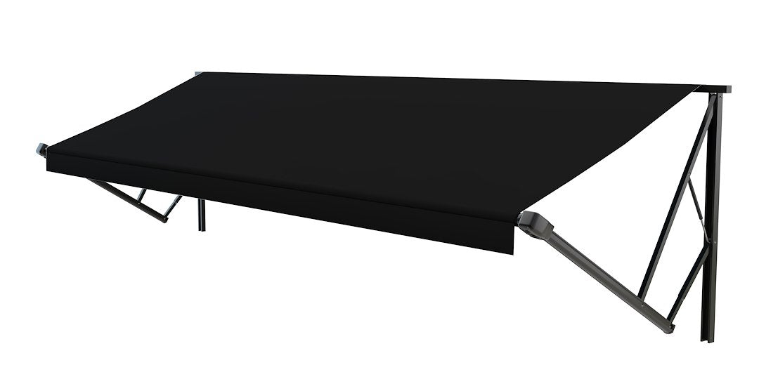 Product of Lippert Components V000614366 RV Patio Electric Awning , Black Solid 