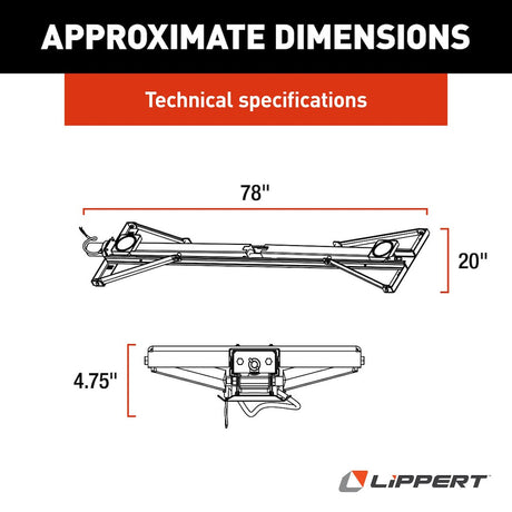 Lippert 337199 Trailer Stabilizer Jack Stand||||86||m6v337199||1909765