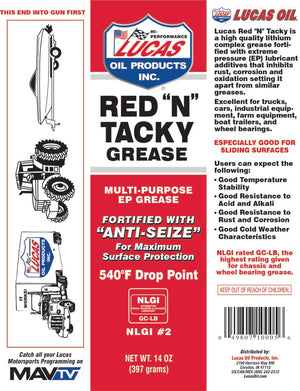 Lucas Oil 10005-30 Multi Purpose Grease||10005-30_1.Jpg||86||l441000530||853516