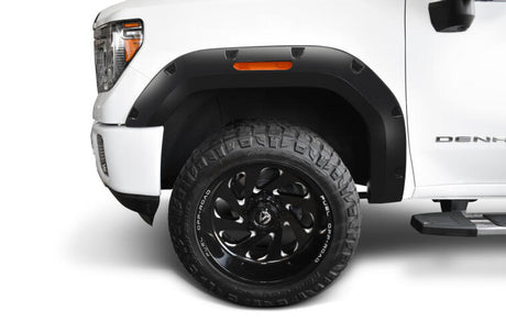 Product of Bushwacker 40987-02 Pocket Style/ Exposed Fasteners Black Fender Flare - Set Of 4 