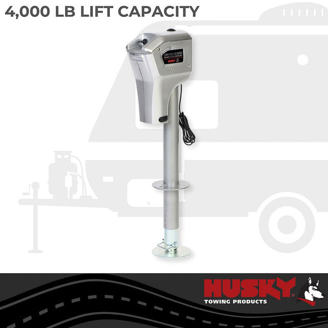 Product of Husky Towing 82084 4000 Pound Electric Trailer Tongue Jack 