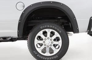 Product of Bushwacker 50930-02 Pocket Style/ Exposed Fasteners Black Fender Flare - Set Of 4 