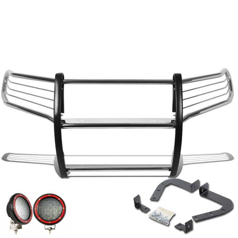 Product of Black Horse Offroad 17A080202MSS-PLFR Grille Guard  