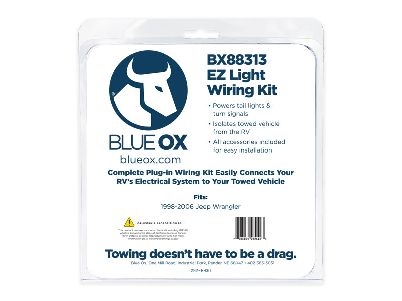 Product of Blue Ox Bx88313 Towed Vehicle Wiring Kit