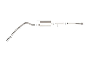 Product of Advanced FLOW Engineering 49-43125-P Apollo GT Cat-Back System Single Exhaust System Kit 