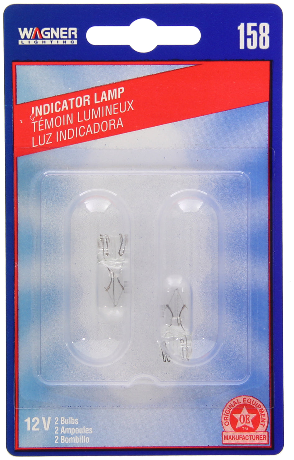 Wagner Lighting Bp158 Instrument Panel Light Bulb||bp158_P02_Pkg.Jpg||94||w31bp158||2345522