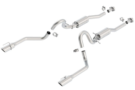 Product of Borla 140067 S-Type Cat Back System Dual Exhaust System Kit 