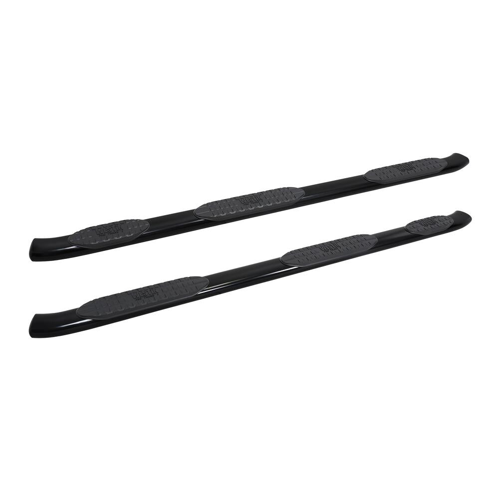 Product of Westin Automotive 21-534685 Black Powder Coated Oval Nerf Bar - Truck Wheel To Wheel 