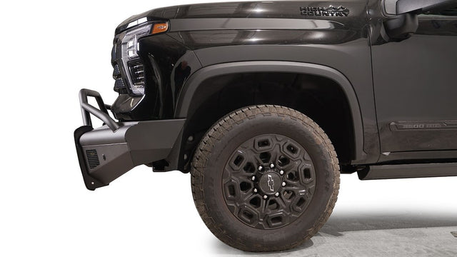 Product of Fab Fours CH24-Q6162-1 Black Steel Elite Steel Matte Powder Coated Bumper 