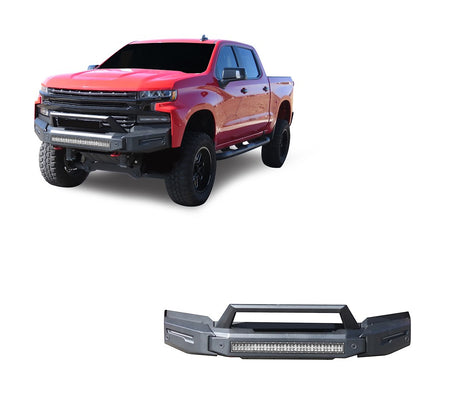 Product of Black Horse Offroad AFB-SI20-K2 Armour II Steel Powder Coated Bumper 