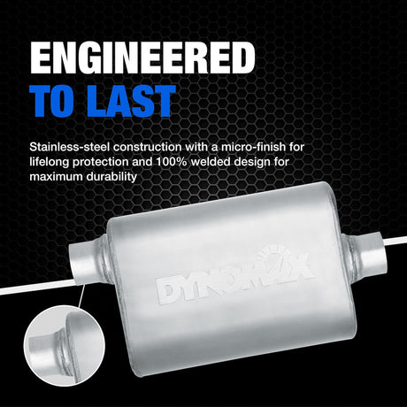 Product of Dynomax 17223 Ultra Flo ™ Welded Stainless Steel Exhaust Muffler 