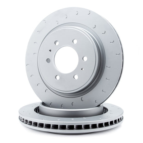 Product of Alcon Brake DKR3430X987C Vented And Slotted 1-Piece Brake Rotor 