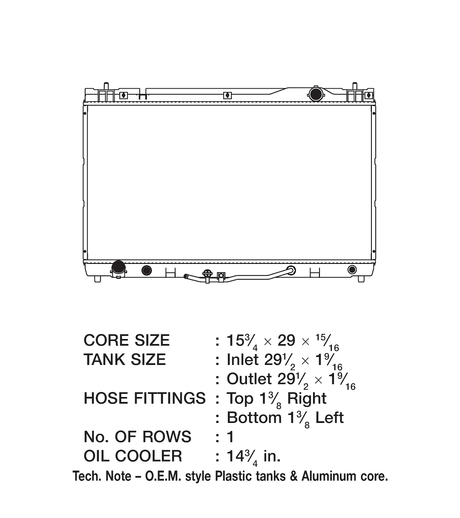 Product of Csf 3145 Radiator