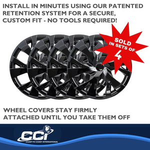 Product of Coast To Coast IWC53316BLK Black Set Of 4 