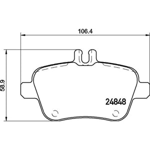 Brembo P50135 Brake Pad||p50135_Drw.Jpg||90||brmp50135||1753681