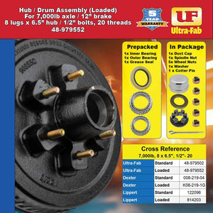 Ultra-Fab Products 48-979552 Trailer Brake Hub Assembly||48-979552_6.Jpg||91||u2948979552||1722306