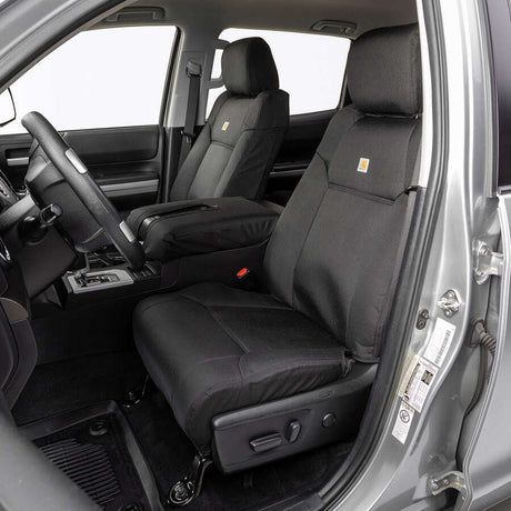 Product of Covercraft SSC3492COBK Carhartt® SeatSaver® Black 1000 Denier Nylon Seat Cover 