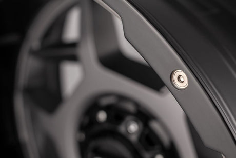 Product of Grid Wheels 17x9 Anthracite With Black Lip Wheel - 6x5.31 Bolt Pattern 