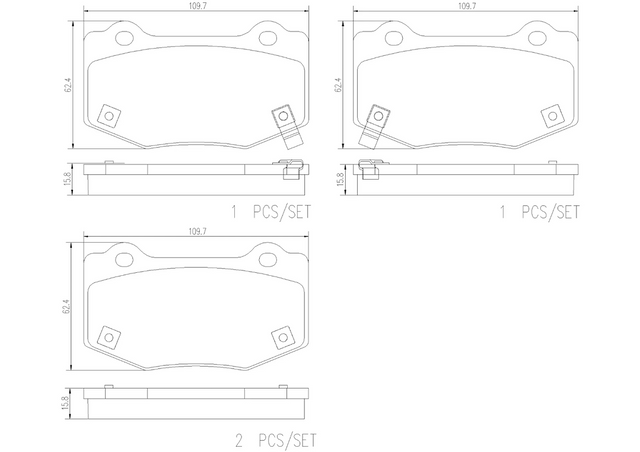 Brembo P10090 Brake Pad||p10090.Png||85||brmp10090||2098118