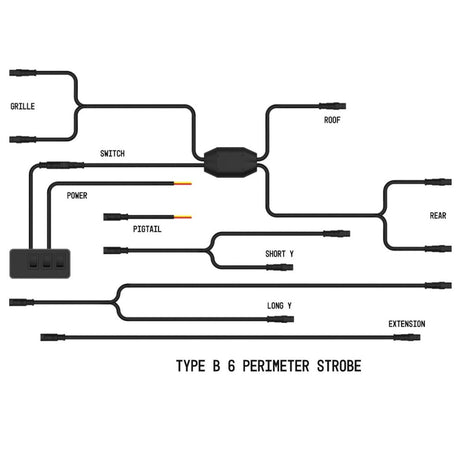 Product of Builtbright Bb8kb06 Warning Light Wiring Harness