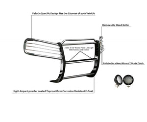 Black Horse Offroad 17gd26mss-Plfb Grille Guard||17gd26mss-Plfb_11.Jpg||87||blk7gd26msspb||1468634