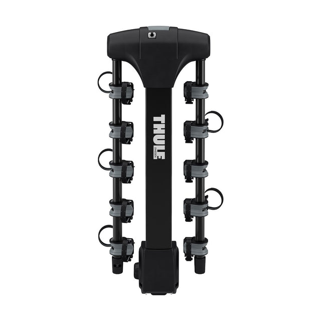 Product of Thule 9026XT 5 Bikes Bike Frame Rests On Arms With Cradles And Straps Bike Rack - Receiver Hitch Mount Yes 