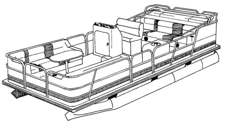 Carver 77518p-10 Boat Cover||fed_Pontoon_Lineart.Jpg||86||c4v77518p10||1292420