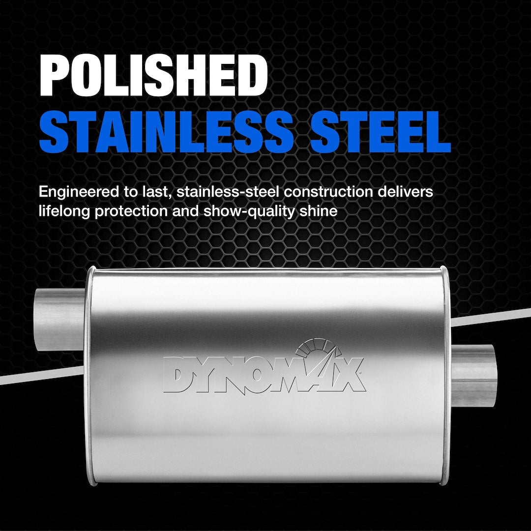 Product of Dynomax 17519 Ultra Flo Stainless Steel Exhaust Muffler 