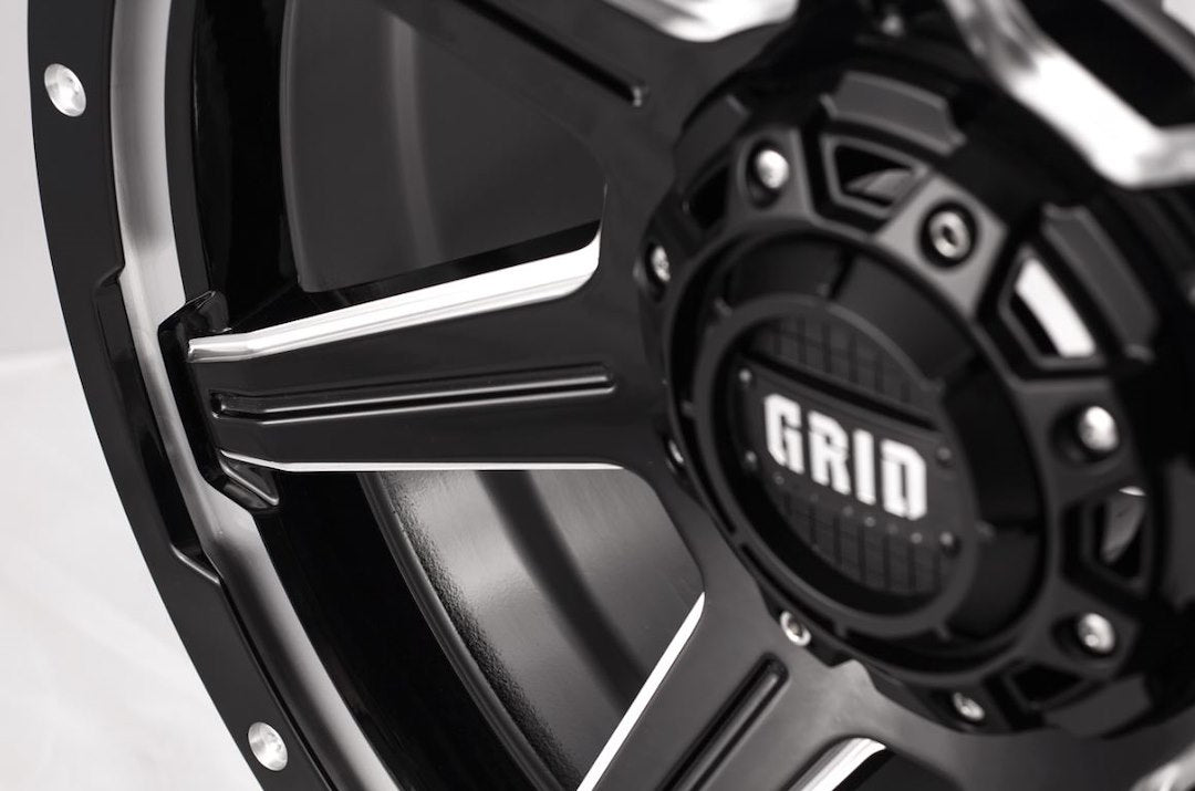 Product of Grid Wheels 20x10 Black With Natural Accents Wheel - Not Applicable Bolt Pattern 