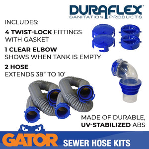 Product of Duraflex 22004 20 Feet Gray Sewer Hose Yes 