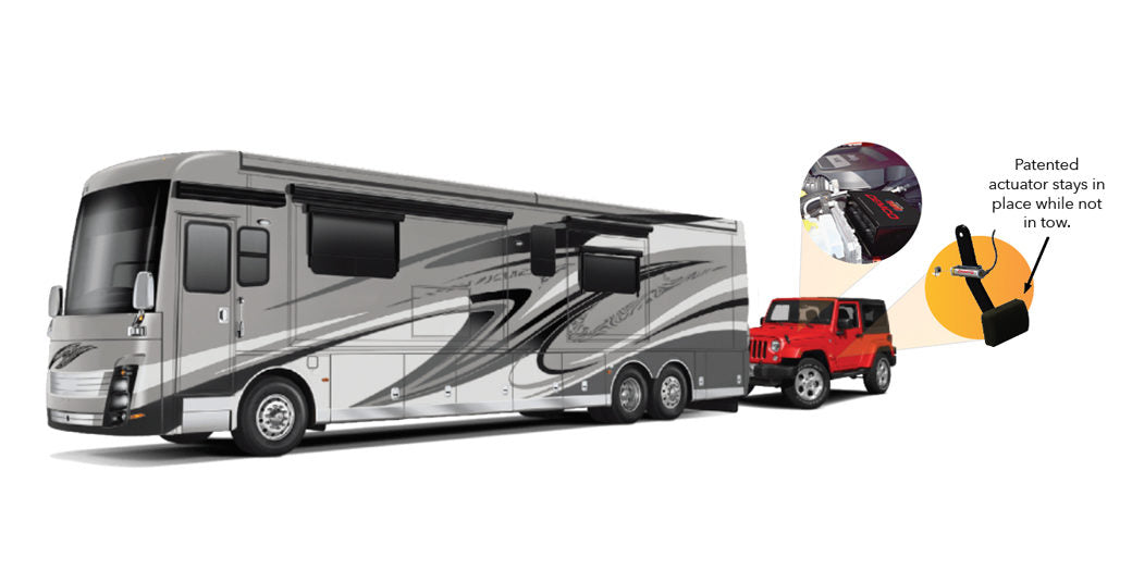 Product of Demco RV 9599018 Vehicle Mounted Vacuum Assist System Towed Vehicle Brake Control Yes 