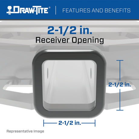 Product of Draw-Tite 45519 Class V Trailer Hitch Rear w/ 2-1/2 Inch Receiver 