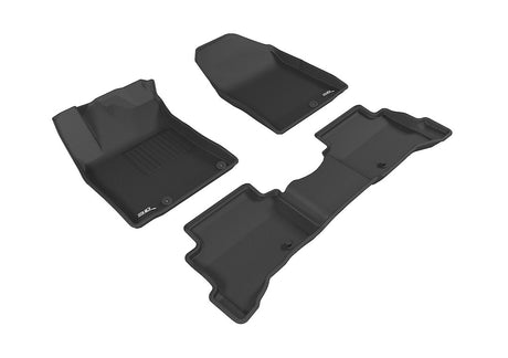 Product of 3D Mats KAGU L1HY07801509 Black Thermoplastic Rubber Of Carbon Fiber Texture Floor Liner 