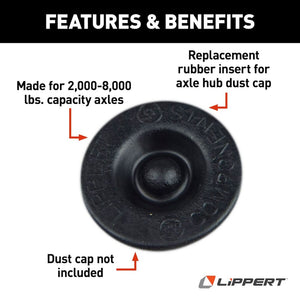 Product of Lippert Components 693722 Trailer Wheel Bearing Dust Cap O-Ring