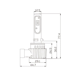 Product of Arc Lighting 21801 Driving/ Fog Light Bulb - Led