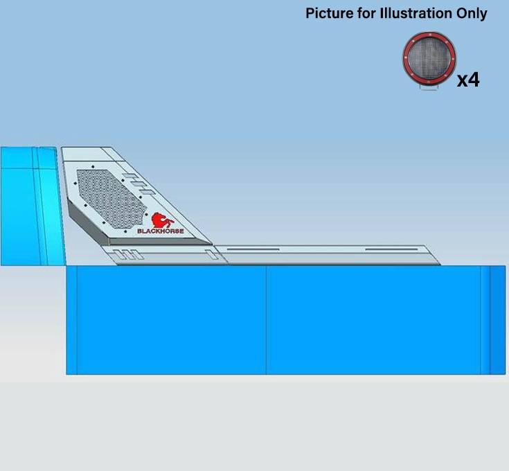 Black Horse Offroad Virb02b-Plfr Truck Bed Bar||virb02b-Plfr_14.Jpeg||95||blkvirb02bpfr||2239552