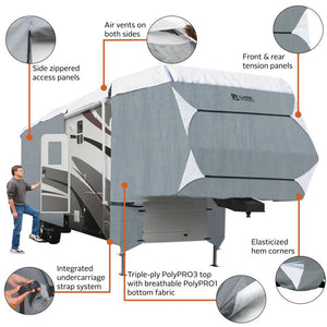 Product of Classic Accessories 75063 Travel Trailer Cover