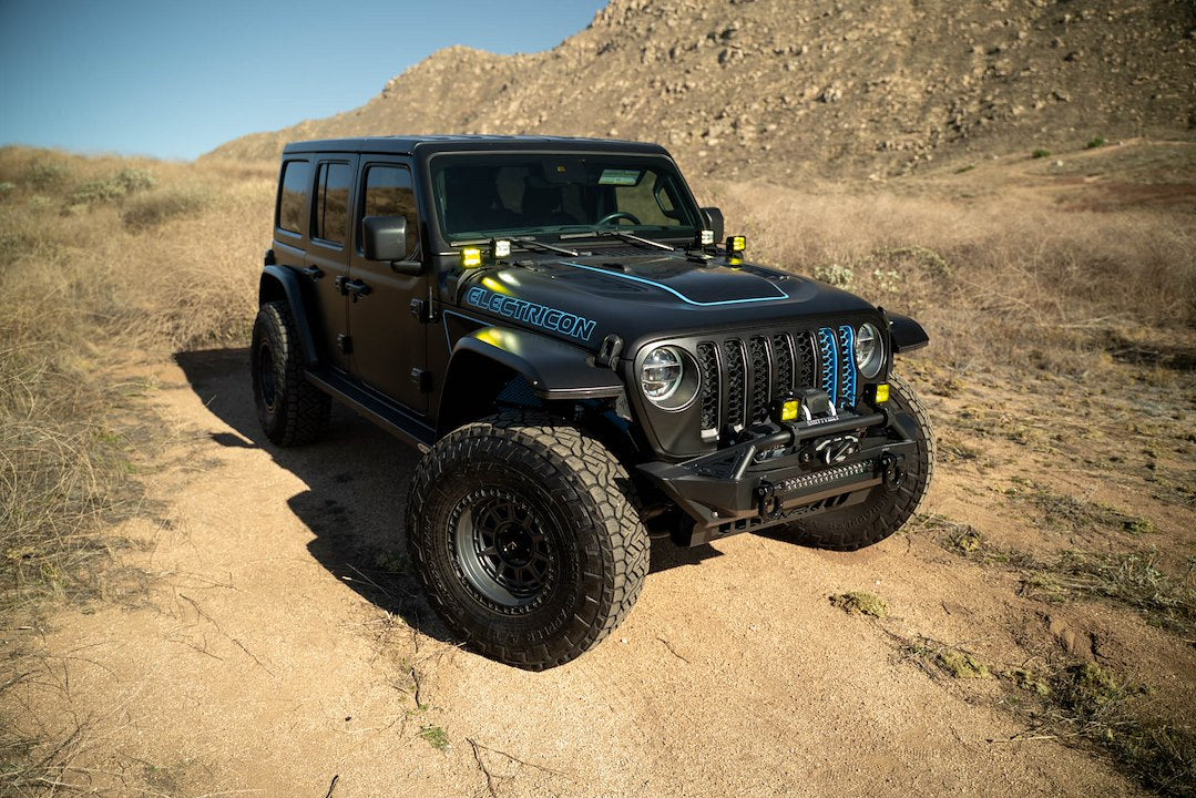 Dv8 Offroad Lbjl-12 Driving/ Fog Light Mounting Bracket||jeep-4xe-A-Pillar-Dual-Pod-Light-Mounts_Installed-07.Jpg||95||dv8lbjl12||1627990