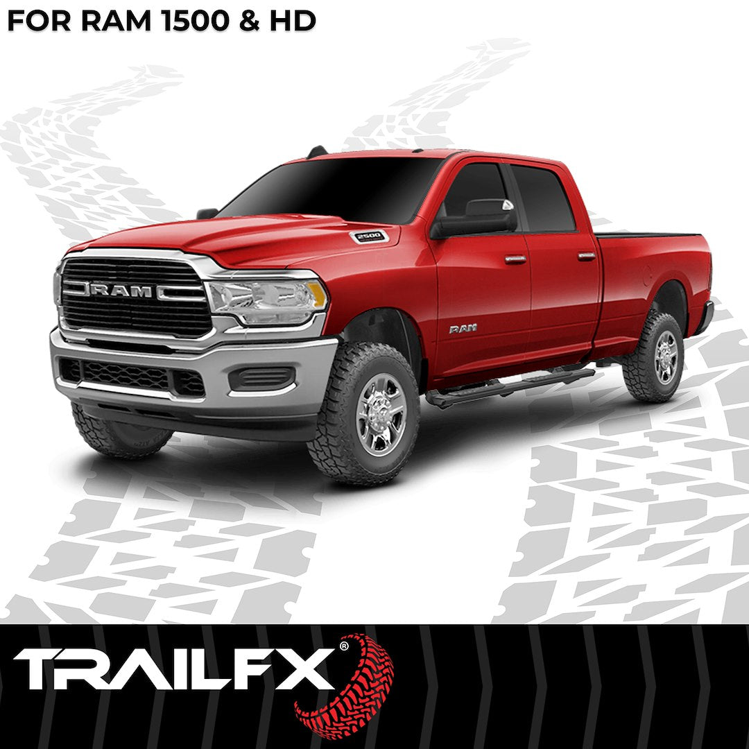 Product of TrailFX AL4009B TrailFX A4 Series Nerf Bar With Surface Steps 