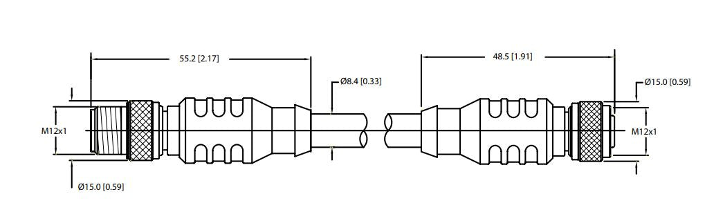 Product of Maretron Dm-Db1-Df-02.0 Double Ended Cord Set