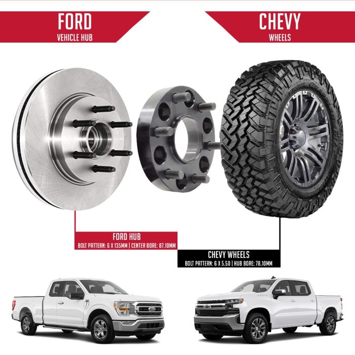 Coyote Wheel Accessories 6135-6550h-A Wheel Adapter||6135-6550h-A_3.Jpg||88||rev61356550ha||1699286