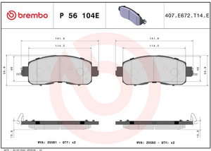 Brembo P56104 Brake Pad||p56104_3.Png||88||brmp56104||1684722