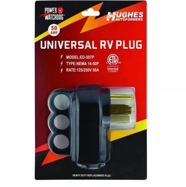 Product of Hughes Auto 50aplug Power Cord Plug End