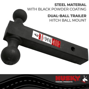 Product of Husky Towing 31354 2 Inch Receiver Trailer Hitch Ball Mount 