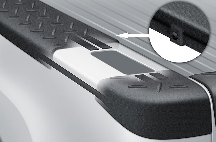 Product of Bushwacker 49501 Black Matte Textured Inside And Top Of Rail Bed Side Rail Protector 